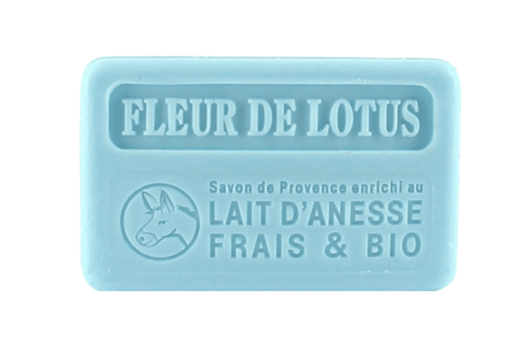 100g Bio Donkey Milk French Soap - Lotus Blossom